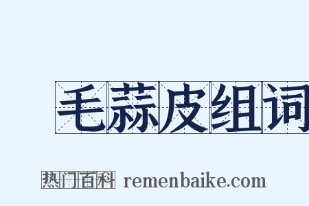 雞毛蒜皮组词是什么意思的图片